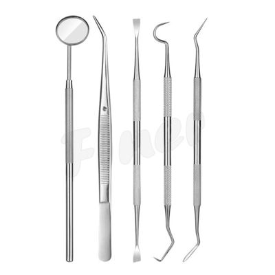 Herramientas dentales Espejo bucal Kit de higiene dental para limpieza dental