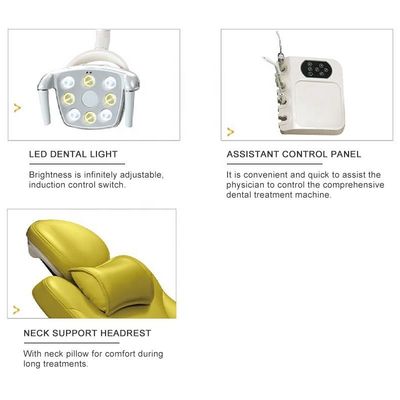 Lámpara quirúrgica del sistema LED de la silla dental eléctrica Shadowless para la clínica