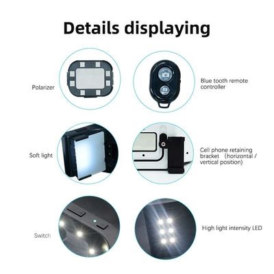 fotografía dental ortodóntica Dimmable ligero de destello de los instrumentos 6000-6500K