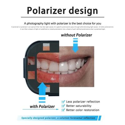 fotografía dental ortodóntica Dimmable ligero de destello de los instrumentos 6000-6500K