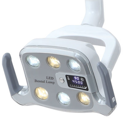 Desprendible multiusos de las luces quirúrgicas dentales Shadowless con 8 bulbos