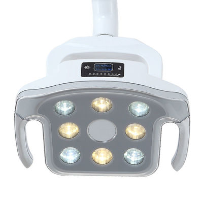 Desprendible multiusos de las luces quirúrgicas dentales Shadowless con 8 bulbos