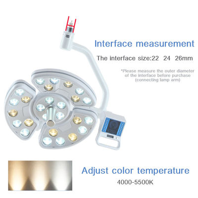 Lámpara dental blanca de Multiscene LED, luz dental práctica del halógeno de la silla