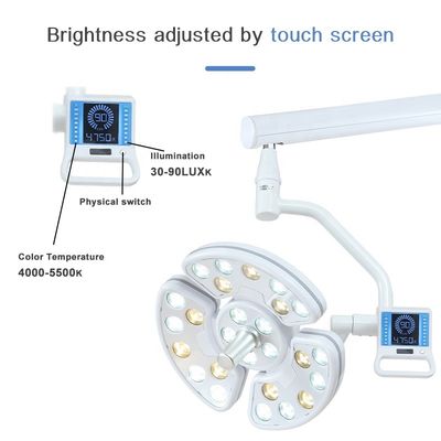 Lámpara dental blanca de Multiscene LED, luz dental práctica del halógeno de la silla