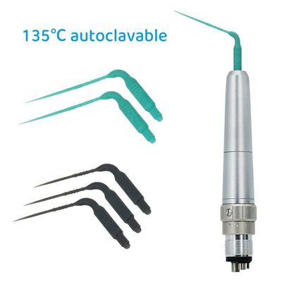 Escalador ultrasónico de metal de 4 agujeros dental para tratamiento endodóntico