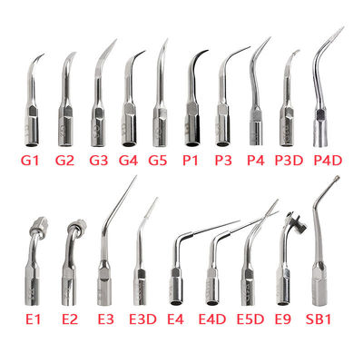 Color plata ultrasónico de acero inoxidable de Endo Tips In Endodontics Durable