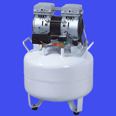 compresor dental silencioso sin aceite 32L, compresor de aire estable para la oficina dental