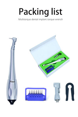 Implantes dentales universales durables de plata de la llave de esfuerzo de torsión multiusos