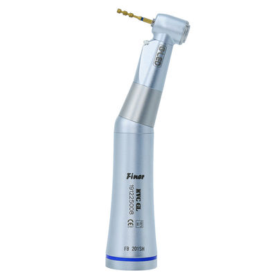 Contra el tipo azul despacio dental conexión del color E de Handpiece del metal del ángulo