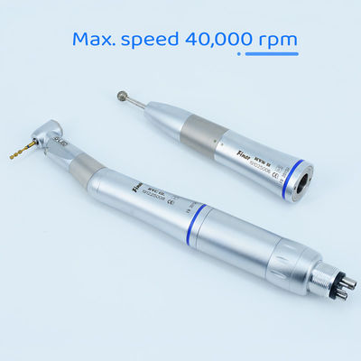 Contra el tipo azul despacio dental conexión del color E de Handpiece del metal del ángulo