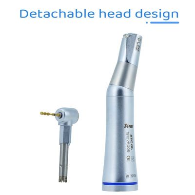 Contra el tipo azul despacio dental conexión del color E de Handpiece del metal del ángulo
