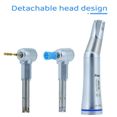 Contra el tipo azul despacio dental conexión del color E de Handpiece del metal del ángulo