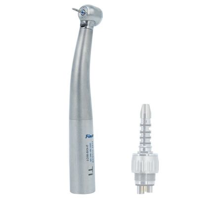 Fibra óptica portátil Handpiece, turbina de aire de 6 agujeros Handpiece dental del titanio