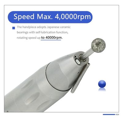 Cono de nariz recto durable Handpiece, fibra óptica dental de acero inoxidable de Handpiece