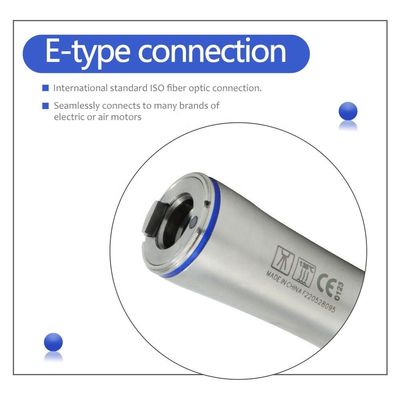 Cono de nariz recto durable Handpiece, fibra óptica dental de acero inoxidable de Handpiece