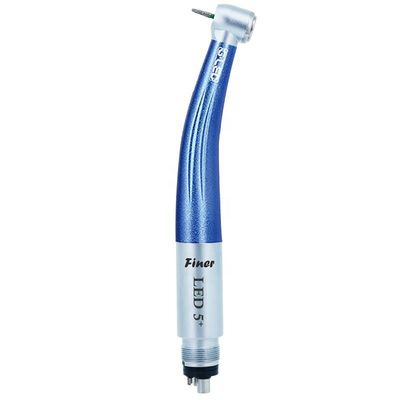2 material de alta velocidad del metal de Handpiece de la turbina de aire del agujero del agujero 4 con 5 LED