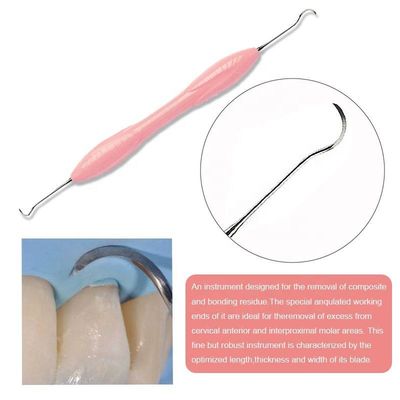 Instrumentos quirúrgicos dentales de la manija del silicón para el relleno compuesto multicolor