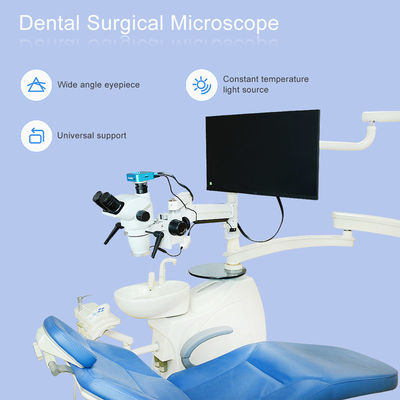Microscopio quirúrgico dental manual de DC 5V~12V del control con la lente del ocular 10X