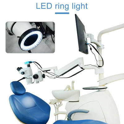 microscopio de funcionamiento dental 10X con la salida auto de Manal One Button White Balance 60fps HDMI