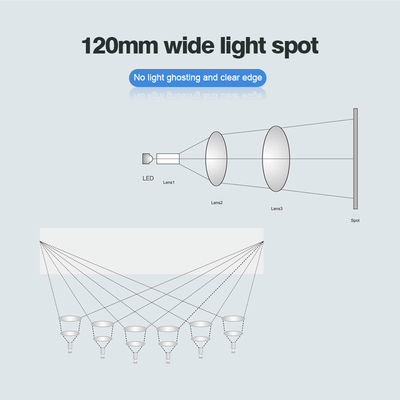Iluminación dental doble 8000-30000Lx de la luz de la silla de la temperatura de color