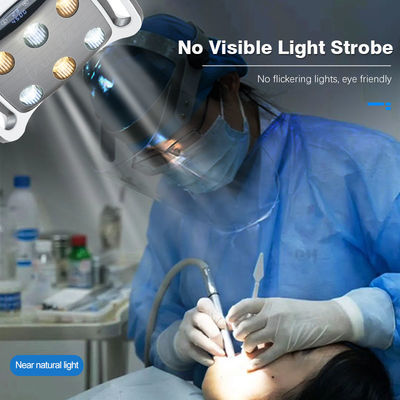 Iluminación dental doble 8000-30000Lx de la luz de la silla de la temperatura de color