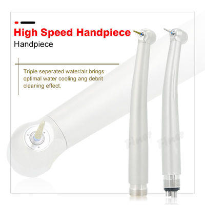 peso ligero dental de la unidad de Handpiece de la velocidad del tiburón de la oficina de 1.6m m de poco ruido