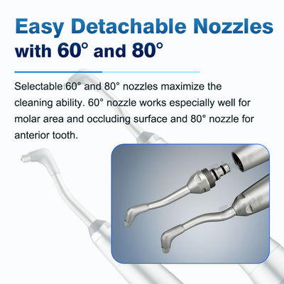 dientes dentales de Prophy del aire 65dB que limpian blanqueando el sistema de pulido del diente neumático de Airpolishing