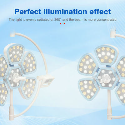 Versátil ajustable montada techo de la luz quirúrgica multi del ángulo