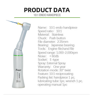 Gama de velocidad dental de la unidad de Handpiece del botón de tipo zócalo de 000-2 E