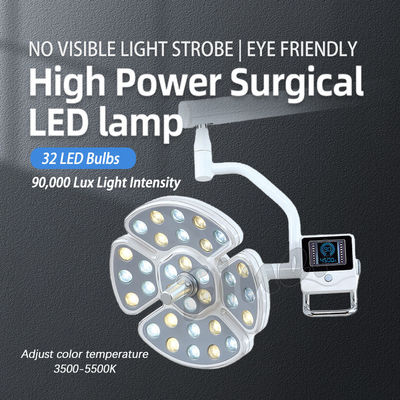 32 pedazos del tubo LED de la luz dental de la temperatura de color ajustable para la comodidad