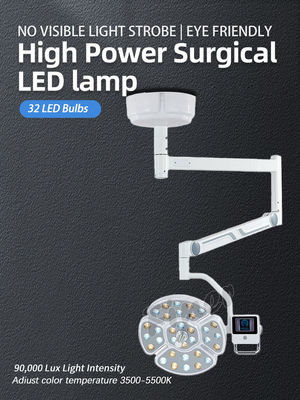 32 pedazos del tubo LED de la luz dental de la temperatura de color ajustable para la comodidad