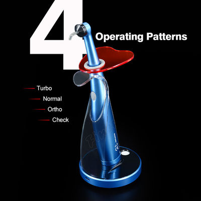 LED dental durable que cura la 1 lámpara inalámbrica ligera de la curación de la longitud de onda del Sec