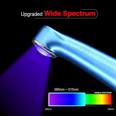 LED dental durable que cura la 1 lámpara inalámbrica ligera de la curación de la longitud de onda del Sec