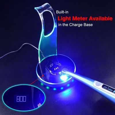 LED dental durable que cura la 1 lámpara inalámbrica ligera de la curación de la longitud de onda del Sec