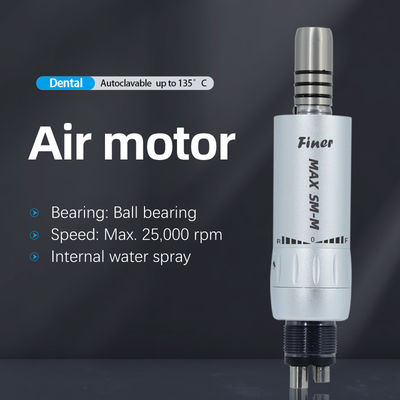 Turbina de aire 2/4 agujeros motor de aire unidad de pieza de mano dental con aerosol interno