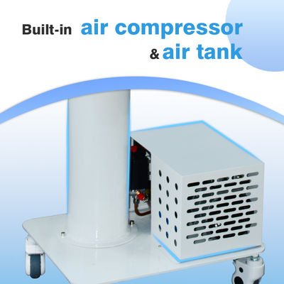 Unidad dental de cambio de pie de 540W con compressor de aire, succión de tres vías, jeringa, escalador de piezas de mano