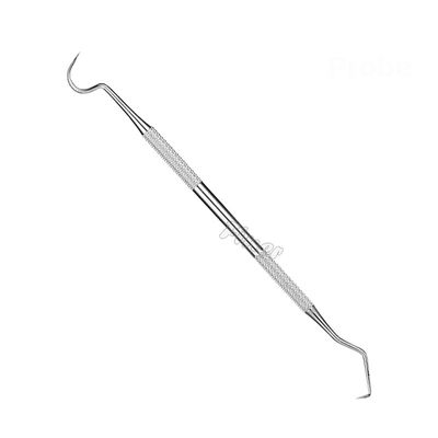 3pcs de acero inoxidable Instrumentos dentales ortodónticos Espejo bucal Herramientas dentales