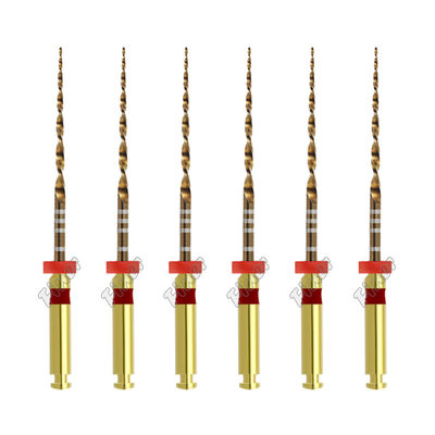 Archivos rotativos dentales sólo uno de oro archivos de onda rotativa para el tratamiento del conducto radicular