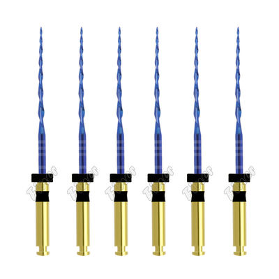 Arquivos rotativos dentales activados por calor Arquivos dentales endodónticos de níquel titanio azul