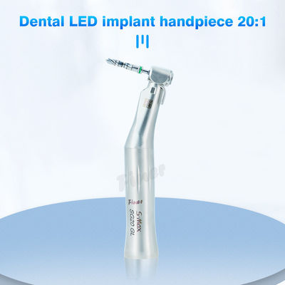 Reducción contra ángulo E-Generador de luz LED 20/1 Implante dental de mano