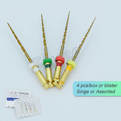 Arquivos del conducto de las raíces de los dientes Arquivos del motor de la endodoncia Arquivos rotativos del motor de la endodoncia Niti Arquivos dentales