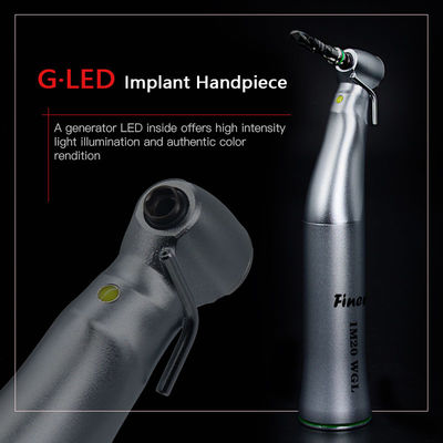Generador de estilo austríaco LED Implante de pieza dental 20:1 Contra ángulo