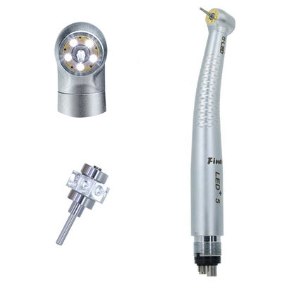 Generador de piezas de mano de alta velocidad Turbina de aire pieza de mano cinco luz LED Medio Oeste