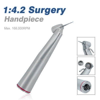 1:4.2 Pieza de mano quirúrgica de aumento Pieza de mano dental microinvasiva para implantes motores