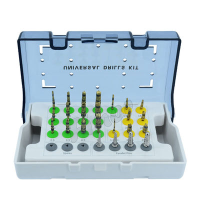 Kit de perforaciones largas y cortas Kit de perforaciones de identificación ósea para implantación dental