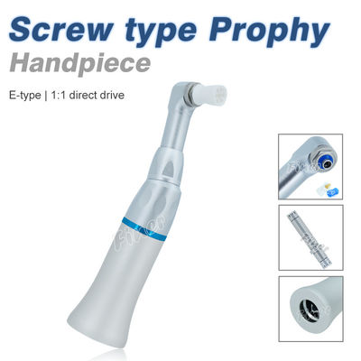 Pintura dental de pulido de cepillo pieza de mano de la tripulación Prophy de baja velocidad contra ángulo pieza de mano