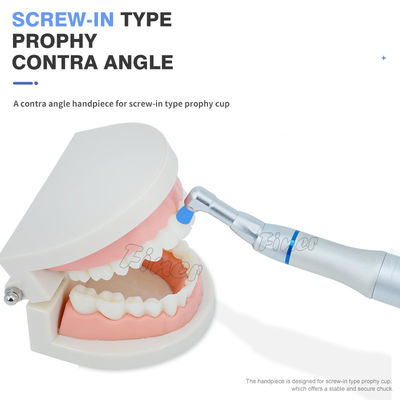 Pintura dental de pulido de cepillo pieza de mano de la tripulación Prophy de baja velocidad contra ángulo pieza de mano